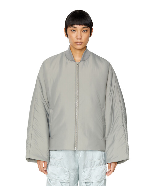 DIESEL（ディーゼル）の「レディース アウター ブルゾン ショート（ブルゾン・レディース・グレー/ブラック・SMALL/X-SMALL）」の5枚目の写真