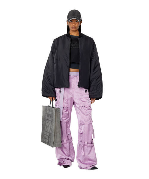 DIESEL（ディーゼル）の「レディース アウター ブルゾン ショート（ブルゾン・レディース・グレー/ブラック・SMALL/X-SMALL）」の14枚目の写真