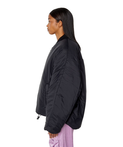 DIESEL（ディーゼル）の「レディース アウター ブルゾン ショート（ブルゾン・レディース・グレー/ブラック・SMALL/X-SMALL）」の6枚目の写真