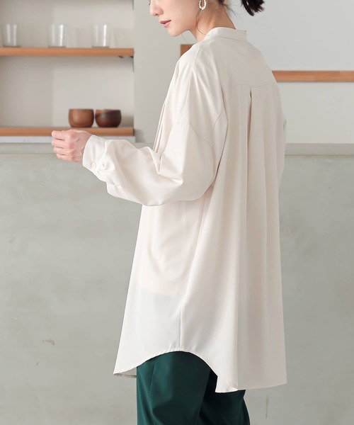 osharewalker（オシャレウォーカー）の「『ピンタックはしごレースブラウス』（シャツ/ブラウス・レディース・ライトベージュ/テラコッタ/ブラック・FREE）」の16枚目の写真