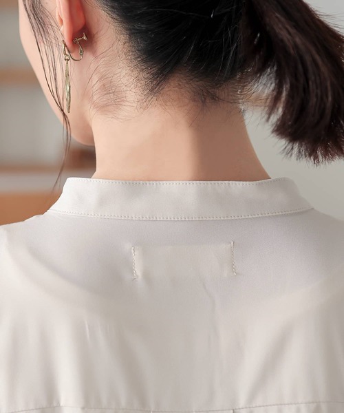 osharewalker（オシャレウォーカー）の「『ピンタックはしごレースブラウス』（シャツ/ブラウス・レディース・ライトベージュ/テラコッタ/ブラック・FREE）」の21枚目の写真