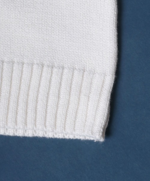 ANPAS（アンパス）の「Rose Pattern Oversized Jacquard Knit Pullover/薔薇 オーバーサイズ ジャガード ニット プルオーバー（ニット/セーター・メンズ・オフホワイト/チャコールグレー/ブラック・M/L）」の12枚目の写真