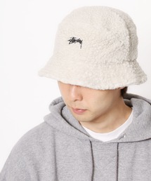 STUSSY クリーム色 バケットハット STUSSY（ステューシー）｜ハット（ベージュ系）一覧 - WEAR