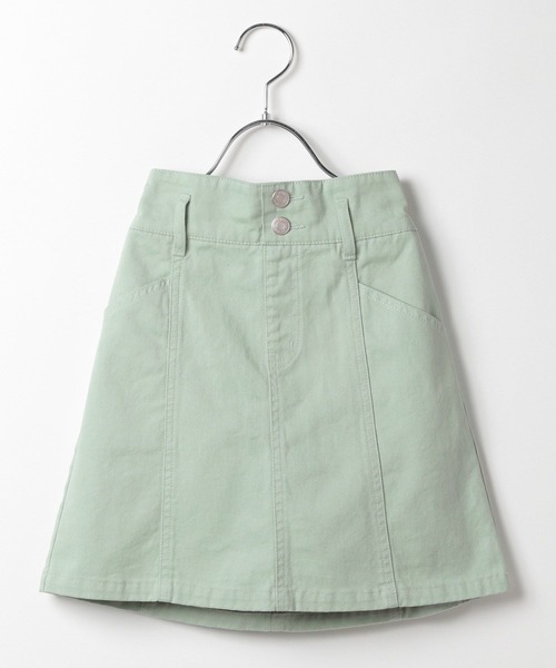 GLOBAL WORK(グローバルワーク)の「インナー付き台形スカート/167707(スカート・キッズ・ライトグリーン/ブラック/ブルー・100cm/130cm/140cm/120cm/160cm/110cm/150cm)」の1枚目の写真