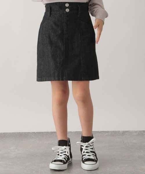 GLOBAL WORK(グローバルワーク)の「インナー付き台形スカート/167707(スカート・キッズ・ライトグリーン/ブラック/ブルー・100cm/130cm/140cm/120cm/160cm/110cm/150cm)」の2枚目の写真