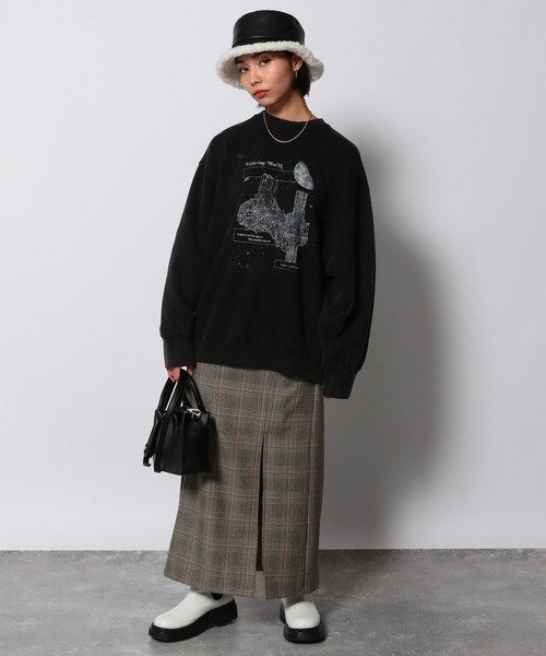 PAGEBOY（ページボーイ）の「チェックナロースカート（スカート・レディース・グリーン系その他/ブルー系その他/グレー系その他・FREE）」の6枚目の写真