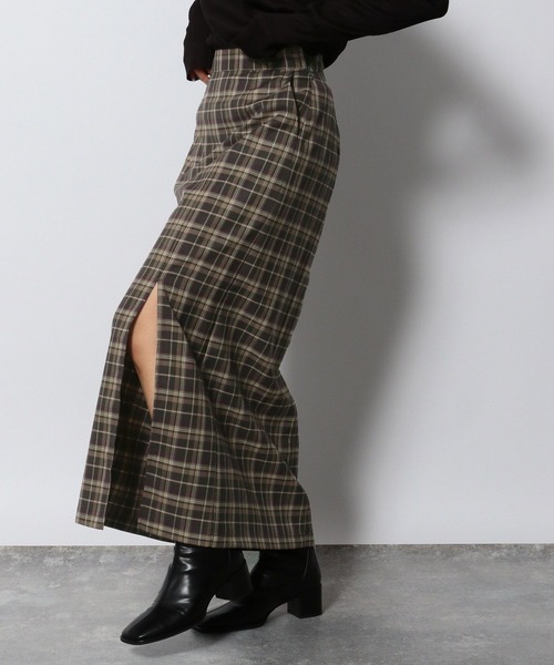 PAGEBOY（ページボーイ）の「チェックナロースカート（スカート・レディース・グリーン系その他/ブルー系その他/グレー系その他・FREE）」の10枚目の写真