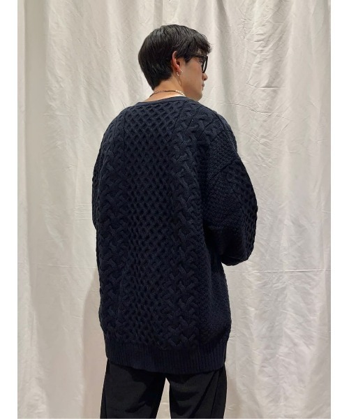 BACK NUMBER（バックナンバー）の「【BACK NUMBER】ケーブルニット