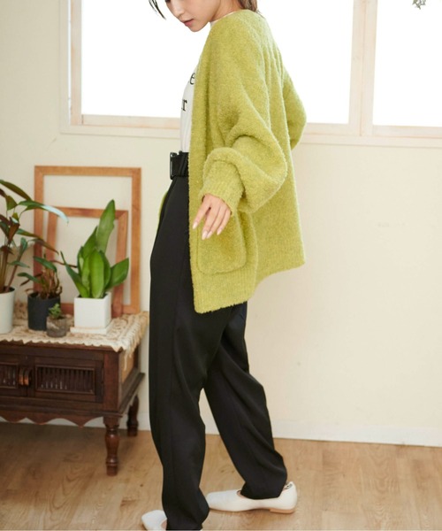 FREE'S MART（フリーズマート）の「ミックスブークレーニットカーディガン（カーディガン/ボレロ・レディース・ブルー/グレー/ピンク/ライトグリーン/グレー系その他・FREE）」の21枚目の写真