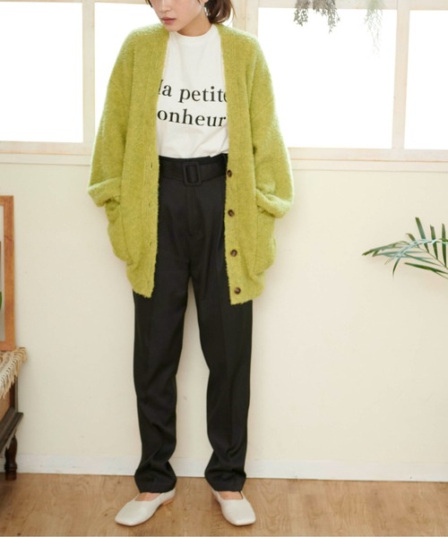 FREE'S MART（フリーズマート）の「ミックスブークレーニットカーディガン（カーディガン/ボレロ・レディース・ブルー/グレー/ピンク/ライトグリーン/グレー系その他・FREE）」の18枚目の写真