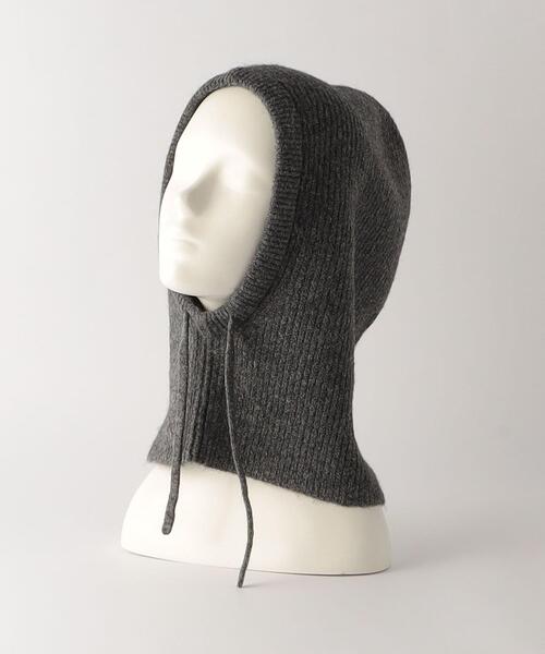 BEAUTY&YOUTH UNITED ARROWS（ビューティーアンドユースユナイテッドアローズ）の「ニット フード ネックウォーマー（ネックウォーマー/スヌード・メンズ・ブラック/オリーブ/ダークグレー/ナチュラル・FREE）」の7枚目の写真