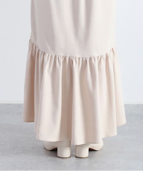 cepo(セポ)の「ティアードギャザースカート(スカート・レディース・チャコール/グリーン/オフホワイト・M)」の15枚目の写真