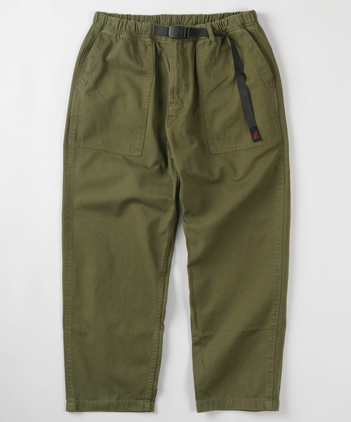 Gramicci（グラミチ）の「【GRAMICCI/グラミチ】ルーズシルエット クライミング テーパードパンツ/ GRAMICCI PANTS/ ベイカーパンツ/チノパン/G103-OGT（チノパンツ・メンズ・ブラック/オリーブ/ダークグリーン/ベージュ/アイボリー・L/XL/M）」の5枚目の写真