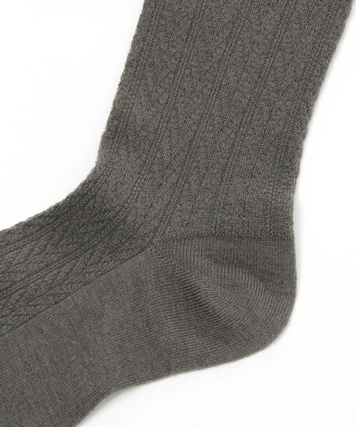 studio CLIP（スタディオクリップ）の「ヘリンボーンタイツ（タイツ/ストッキング・レディース・ブラウン/ブラック/グレー・FREE）」の6枚目の写真