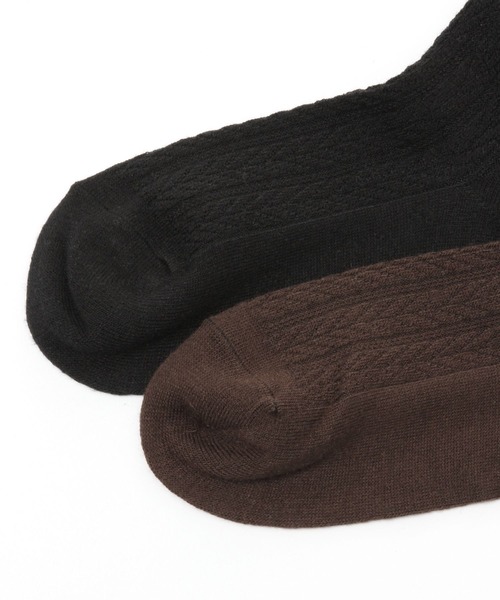 studio CLIP（スタディオクリップ）の「ヘリンボーンタイツ（タイツ/ストッキング・レディース・ブラウン/ブラック/グレー・FREE）」の9枚目の写真