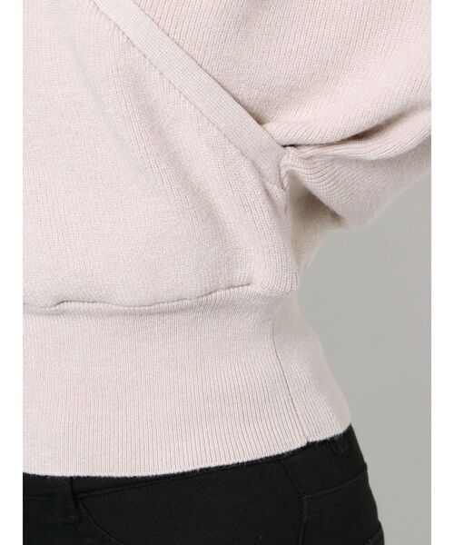 LAGUNAMOON(ラグナムーン)の「レースレイヤードカシュクールニットプルオーバー(ニット/セーター・レディース・ライトグレー/ミント/ブラック・FREE)」の21枚目の写真