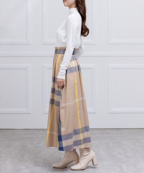 clear（クリア）の「ギャザーネックベーシックカットソートップス（Tシャツ/カットソー・レディース・グレー/オフホワイト/ブラック/ブルー・F）」の15枚目の写真