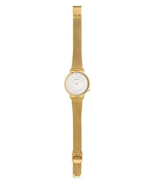 KOMONO.（コモノ）の「【KOMONO】コモノ 腕時計 ハーロウ ゴールド メッシュ（アナログ腕時計・レディース・イエローゴールド・FREE）」の2枚目の写真