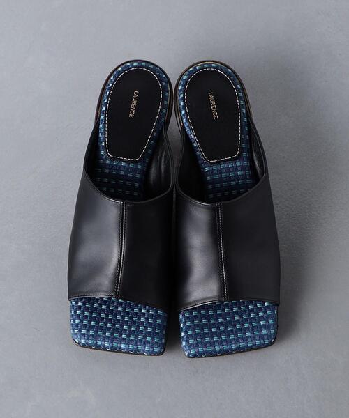 LAURENCE（ロランス）の「＜LAURENCE＞SQ CONT ミュールサンダル（サンダル・レディース・ブラック・36/36h/38/35/37/37h/35h）」の5枚目の写真