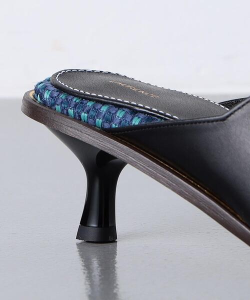 LAURENCE（ロランス）の「＜LAURENCE＞SQ CONT ミュールサンダル（サンダル・レディース・ブラック・36/36h/38/35/37/37h/35h）」の7枚目の写真