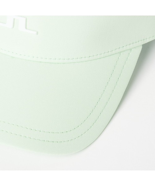 J.LINDEBERG（ジェイリンドバーグ）の「【J.LINDEBERG/GOLF】レディース JLロゴバイザー（キャップ・レディース・オレンジ/ネイビー/ホワイト/ピンク/ライトグリーン/ブラック・99）」の14枚目の写真