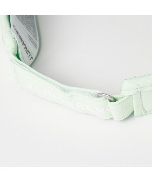 J.LINDEBERG（ジェイリンドバーグ）の「【J.LINDEBERG/GOLF】レディース JLロゴバイザー（キャップ・レディース・オレンジ/ネイビー/ホワイト/ピンク/ライトグリーン/ブラック・99）」の15枚目の写真