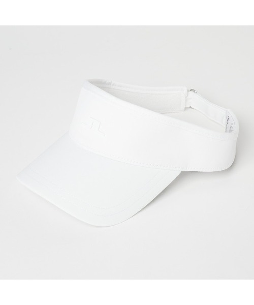 J.LINDEBERG（ジェイリンドバーグ）の「【J.LINDEBERG/GOLF】レディース JLロゴバイザー（キャップ・レディース・オレンジ/ネイビー/ホワイト/ピンク/ライトグリーン/ブラック・99）」の7枚目の写真