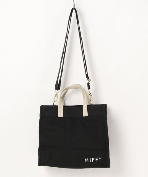 Miffy（ ミッフィー）の「【ミッフィー/miffy】2WAYﾄｰﾄﾊﾞｯｸ（M)（その他・レディース・ブラック/ダークグレー/ダークブルー・フリー）」の7枚目の写真