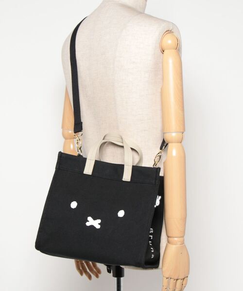 Miffy（ ミッフィー）の「【ミッフィー/miffy】2WAYﾄｰﾄﾊﾞｯｸ（M)（その他・レディース・ブラック/ダークグレー/ダークブルー・フリー）」の5枚目の写真