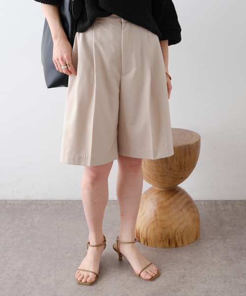 Omekashi(オメカシ)の「TRハーフパンツ(その他パンツ・レディース・ブラック/ベージュ・FREE)」の3枚目の写真