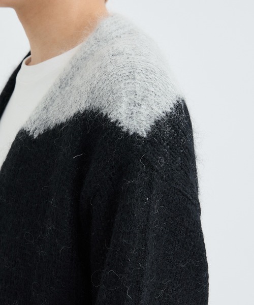 NOMA t.d.／Hand Knitted Mohair Cardigan NOMARHYTHM TEXTILE - Hand Knitted Mohair Cardigan