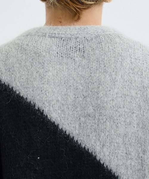 NOMA t.d.／Hand Knitted Mohair Cardigan NOMA t.d./ノーマティーディー】Hand Knitted Mohair Cardigan