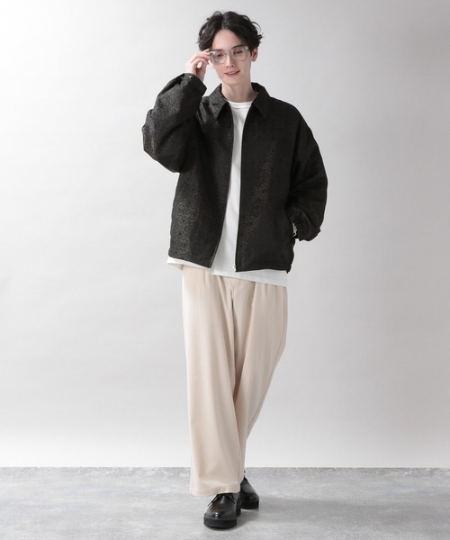 RAGEBLUE（レイジブルー）の「柄ジャガード/ジップバルーンブルゾン（ブルゾン・メンズ・ブラック系その他/ブラウン系その他・MEDIUM/LARGE）」の14枚目の写真