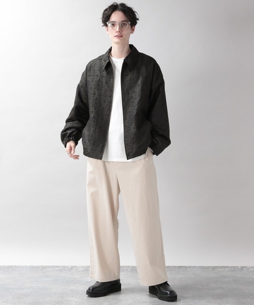 RAGEBLUE（レイジブルー）の「柄ジャガード/ジップバルーンブルゾン（ブルゾン・メンズ・ブラック系その他/ブラウン系その他・MEDIUM/LARGE）」の21枚目の写真