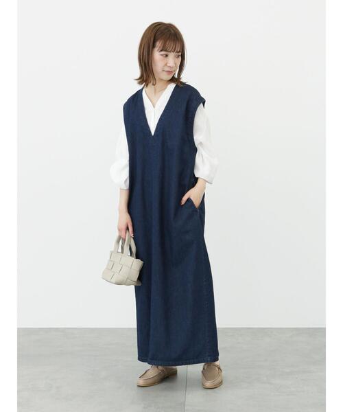 Samansa Mos2 blue（サマンサモスモスブルー）の「【ECO DENIM】V