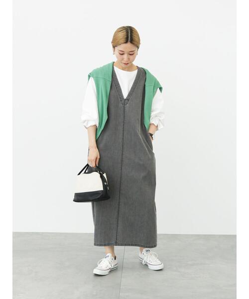 Samansa Mos2 blue（サマンサモスモスブルー）の「【ECO DENIM】V