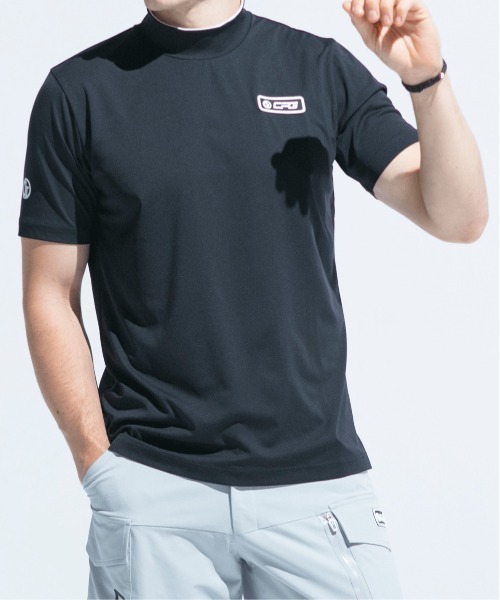 CPGGOLF☆モックネック 裾JQテープ付きモックネックSS WHITE【CPG GOLF】 | メンズ