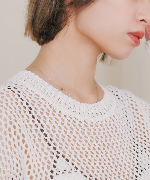 ucalypt(ユーカリプト)の「ucalypt/ユーカリプト MINI INITIAL CHAIN NECKLACE アルファベット ネックレス(ネックレス・レディース・シルバー系その他/ゴールド系その他/シルバー/ゴールド/シルバー系その他2/ゴールド系その他2/シルバー系1/シルバー系2/シルバー系3/シルバー系4/シルバー系5/シルバー系6/シルバー系7/シルバー系8/シルバー系9/ゴールド系1/ゴールド系2/ゴールド系3/ゴールド系4/ゴールド系5/ゴールド系6/ゴールド系7/ゴールド系8/ゴールド系9・FREE)」の7枚目の写真