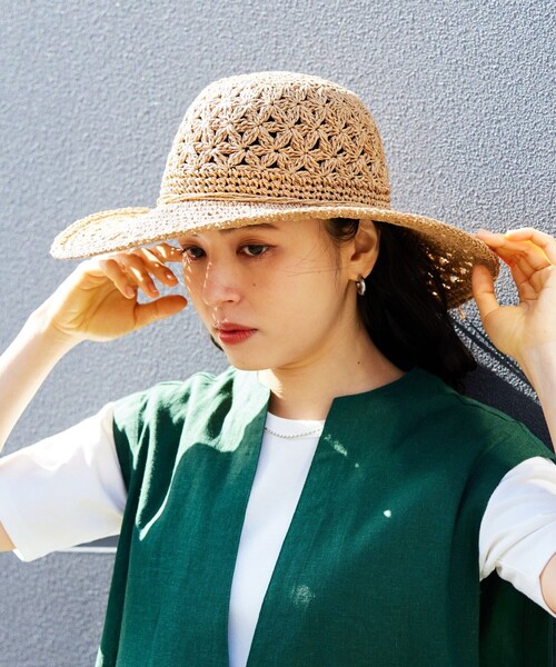 FREAK'S STORE（フリークスストア）の「【限定展開】ペーパーリボンハット（ハット・レディース・ベージュ/ブラウン/ナチュラル・ONE SIZE）」の15枚目の写真