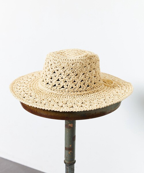 FREAK'S STORE（フリークスストア）の「【限定展開】ペーパーリボンハット（ハット・レディース・ベージュ/ブラウン/ナチュラル・ONE SIZE）」の8枚目の写真