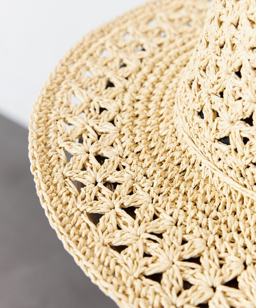 FREAK'S STORE（フリークスストア）の「【限定展開】ペーパーリボンハット（ハット・レディース・ベージュ/ブラウン/ナチュラル・ONE SIZE）」の12枚目の写真