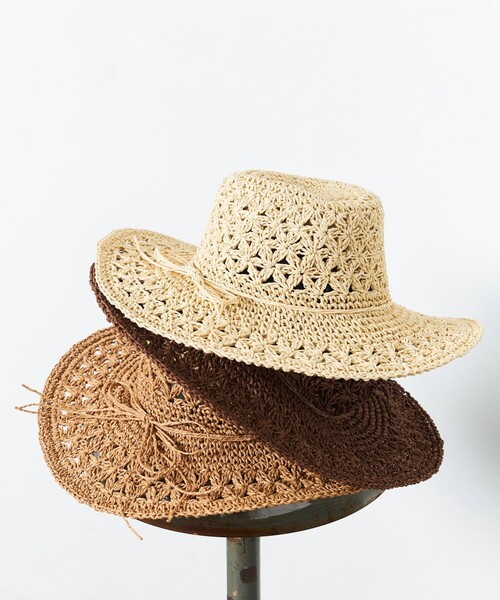 FREAK'S STORE（フリークスストア）の「【限定展開】ペーパーリボンハット（ハット・レディース・ベージュ/ブラウン/ナチュラル・ONE SIZE）」の18枚目の写真