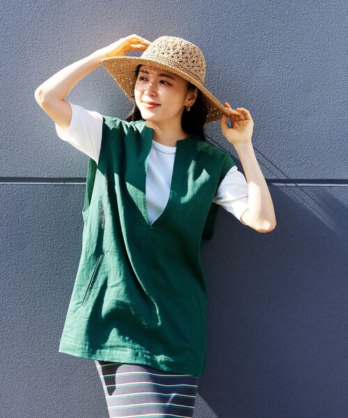 FREAK'S STORE（フリークスストア）の「【限定展開】ペーパーリボンハット（ハット・レディース・ベージュ/ブラウン/ナチュラル・ONE SIZE）」の19枚目の写真