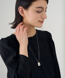 ANAYI | クリア配色ストーンネックレス(ネックレス)