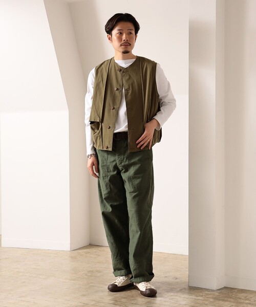 HAVERSACK(ハバーザック)の「HAVERSACK × fennica / 別注 リバーシブルワークベスト(ベスト・メンズ・グリーン系その他5/その他・MEDIUM)」の19枚目の写真