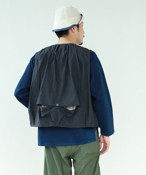 HAVERSACK(ハバーザック)の「HAVERSACK × fennica / 別注 リバーシブルワークベスト(ベスト・メンズ・グリーン系その他5/その他・MEDIUM)」の15枚目の写真