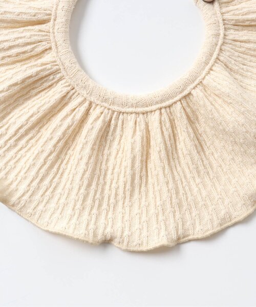 Ampersand（アンパサンド）の「【premier】つけ衿スタイSET前あきバルーンロンパス（ロンパース・キッズ・ブラウン/ピンク/アイボリー・60/70/80）」の12枚目の写真