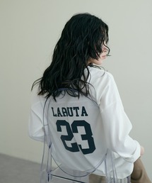 【LARUTA】 7分袖ロゴT