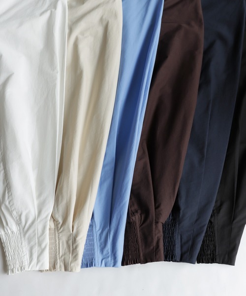 evernavy（エバーネイビー）の「ボリューム袖ブラウス（シャツ/ブラウス・レディース・ネイビー/ブラック/グレイッシュベージュ/ホワイト/ブラウン系その他/サックスブルー/キナリ・M/S）」の15枚目の写真