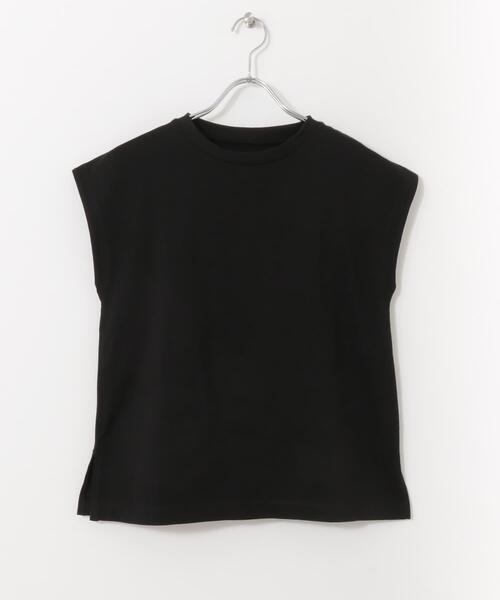 SENSE OF PLACE by URBAN RESEARCH(センスオブプレイスバイアーバンリサーチ)の「オーガニックコットンフレンチスリーブTシャツ(Tシャツ/カットソー・レディース・ライトベージュ/ホワイト系その他/オフホワイト/ベージュ/ブラック/ライトブルー・ONE)」の20枚目の写真